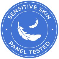 Sensitive skin tested label for Aestura gentle formula