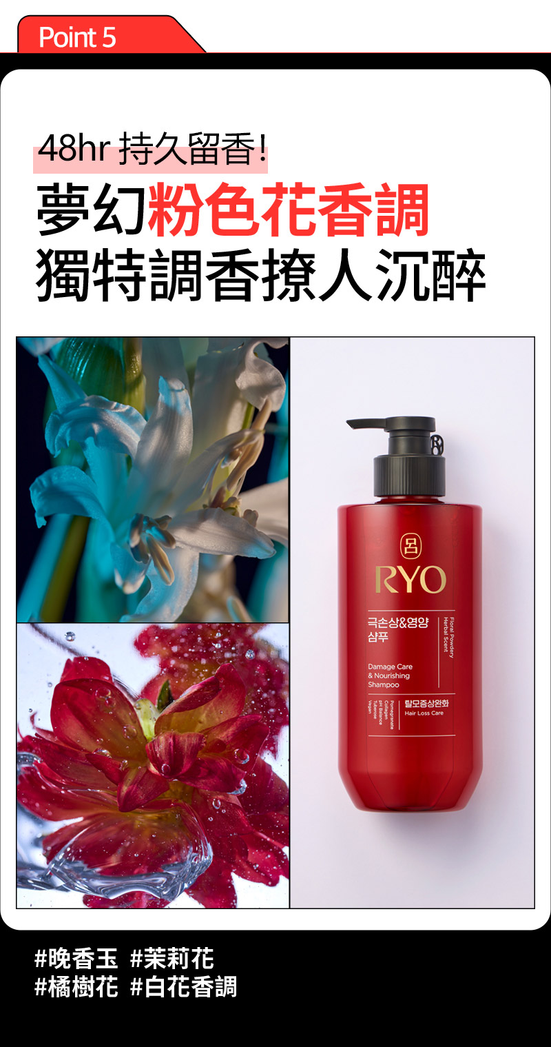 RYO,Taiwan,<p></p>,Point 5, 48hr 持久留香！, 夢幻粉色花香調 獨特調香撩人沉醉,  #晚香玉  #茉莉花, #橘樹花  #白花香調