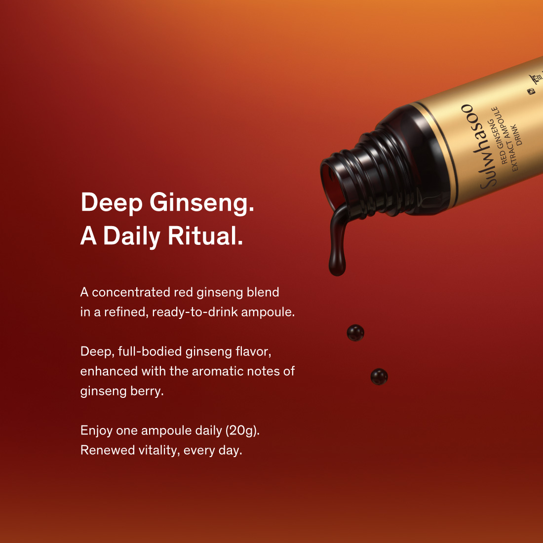 Red Ginseng Extract Ampoule Drink 20g x 30