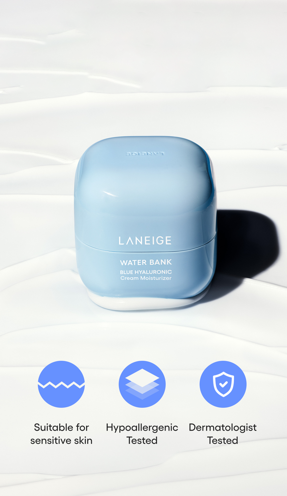 LANEIGE,International,<p><span style="color: rgb(64, 118, 255)">A MILD FORMULA</span></p><p><span style="color: rgb(34, 34, 34)"><sup>Safe enough for sensitive skin</sup></span></p>