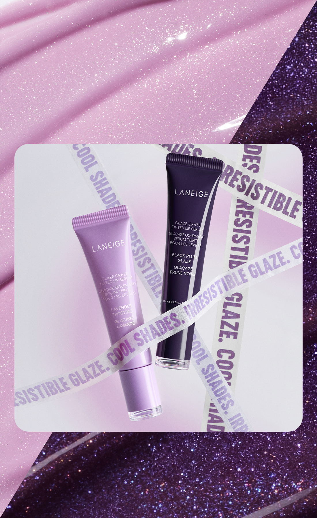 LANEIGE,Malaysia,<p>Including 2 high-shimmer</p><p>limited-edition formulas</p><p><sub>with special glitter-tip applicators.</sub></p><p></p><p></p><p></p><p></p><p></p><p></p><p></p><p></p><p></p><p></p><p><sub><sup> </sup></sub></p><p><sub><sup>  </sup></sub></p><p><sub>Same Donut Tip,</sub></p><p>Now With Sparkles! </p>