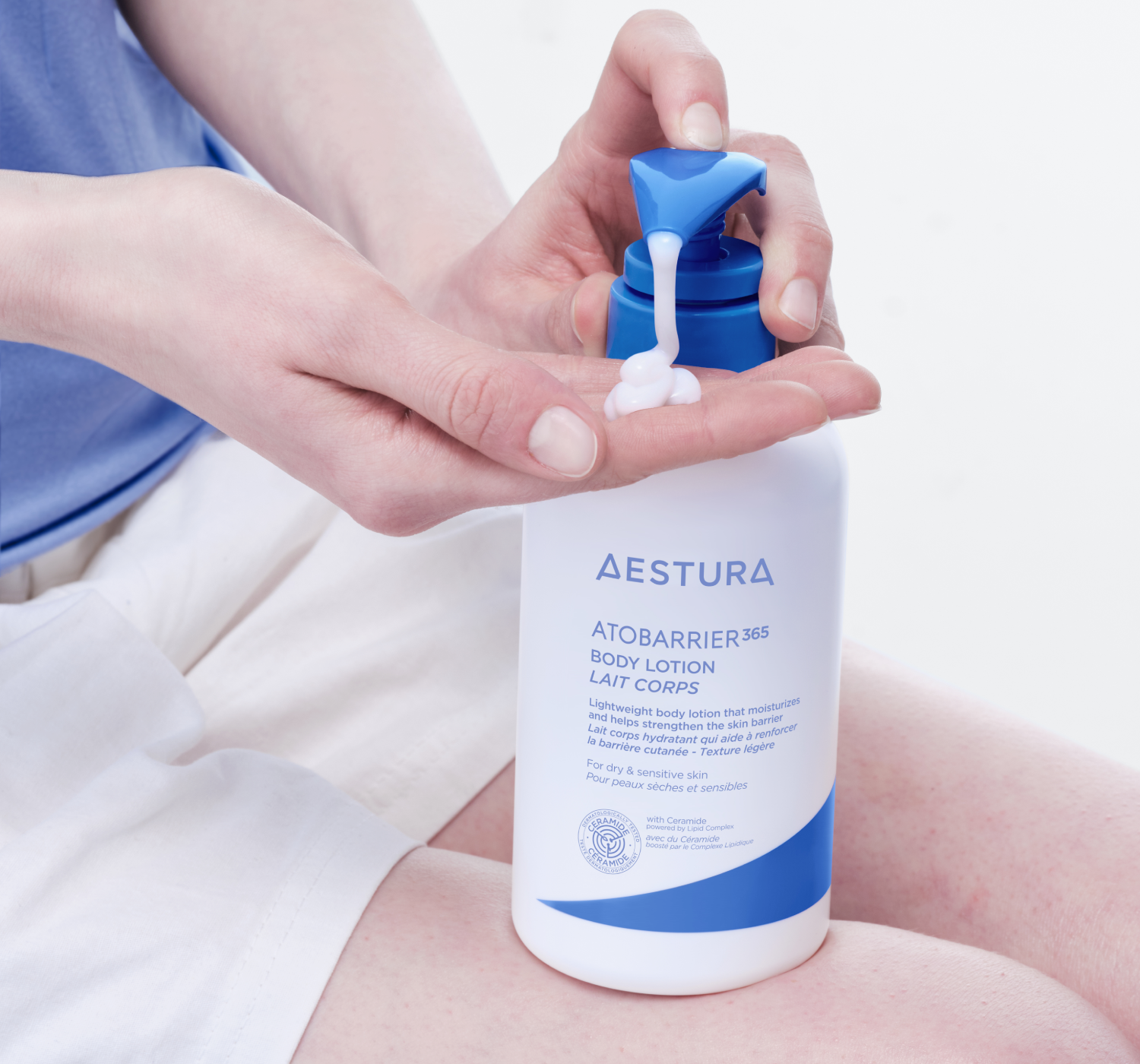 Pumping Aestura Atobarrier365 Body Lotion