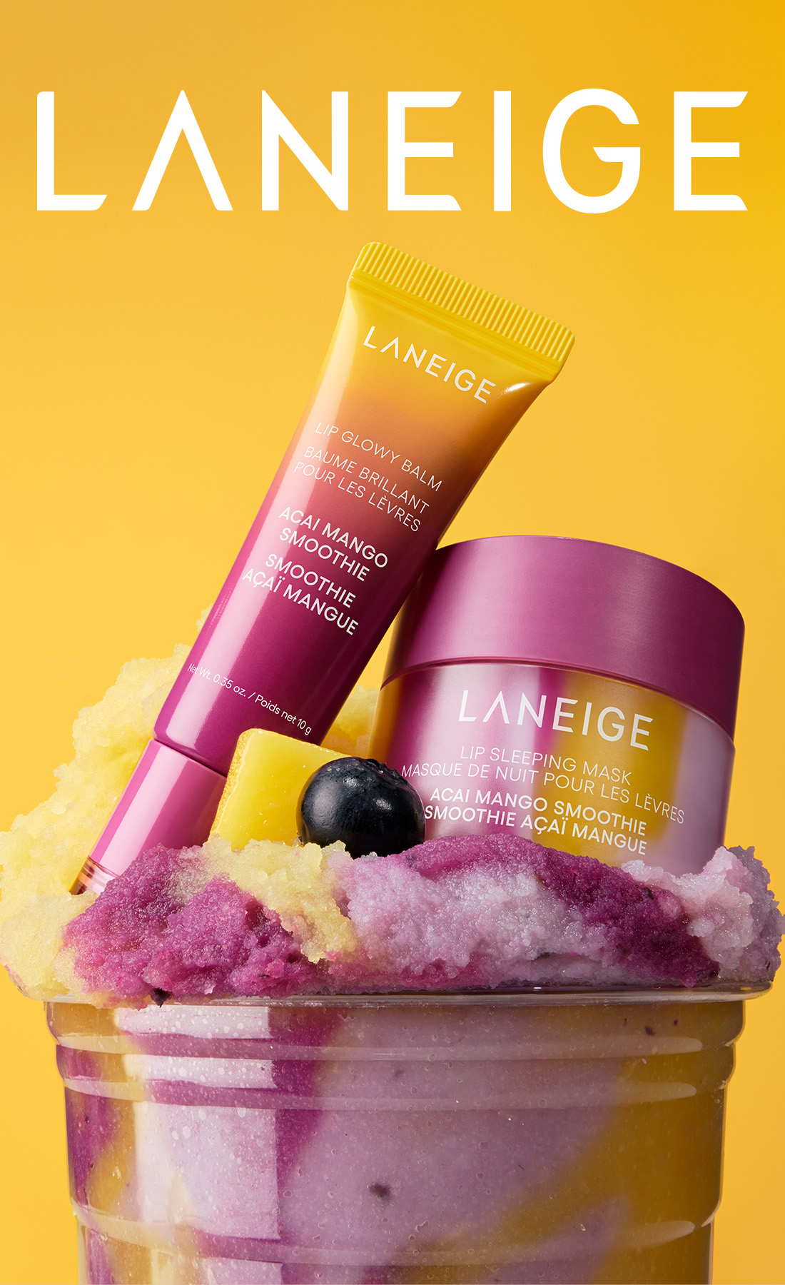 Lip Sleeping Mask Acai Mango Smoothie
