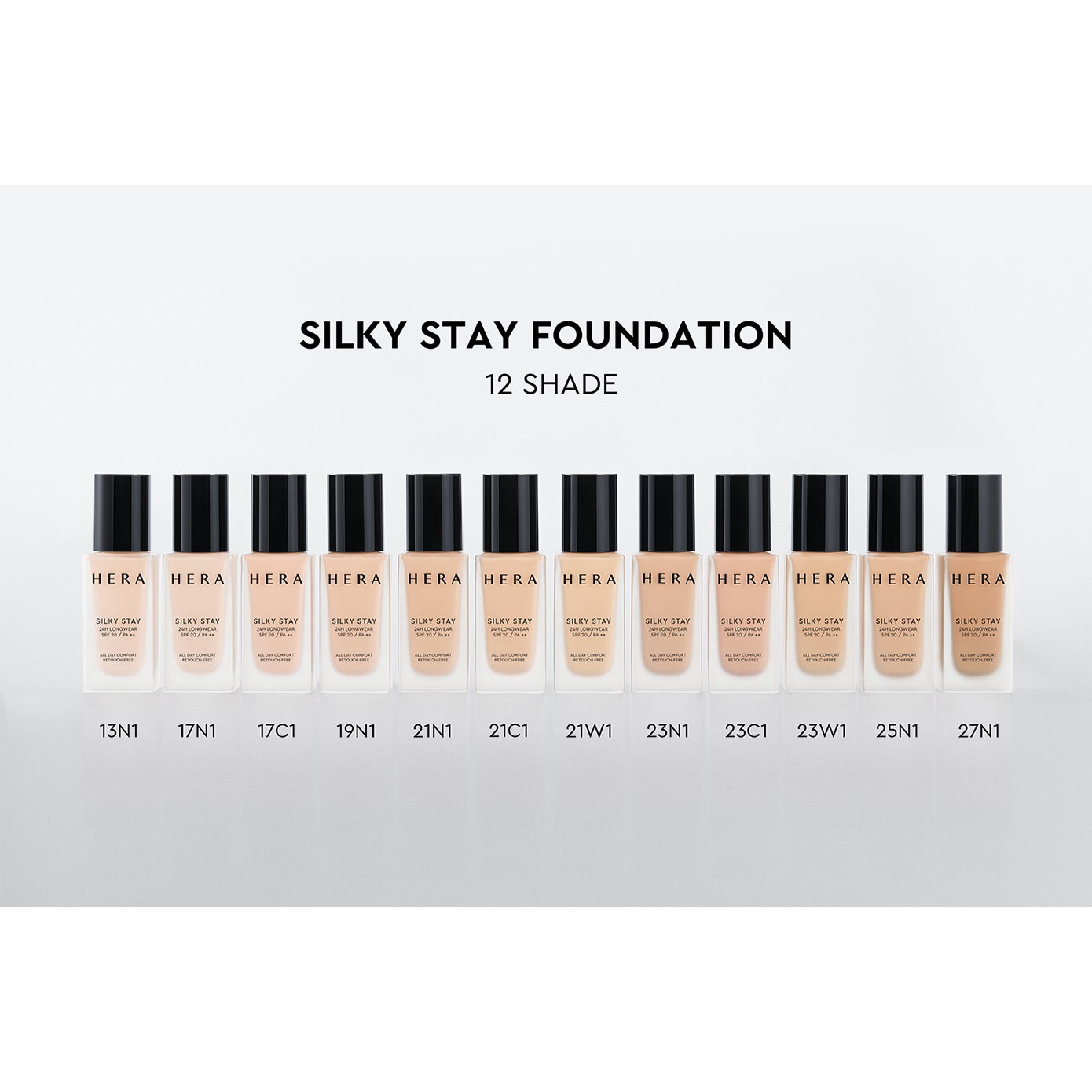 SILKY STAY 24H LONGWEAR SPF 20/ PA++ | HERA International