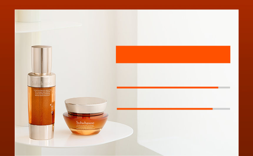 Concentrated Ginseng Rejuvenating Cream SET 60th ANNIVERSARY EDITION
