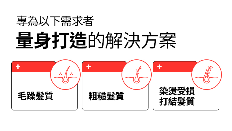 RYO,Taiwan,<p>Title text, Lorem Ipsum is simply dummy text</p>,專為以下需求者, 量身打造的解決方案, 毛躁髮質, 粗糙髮質, 染燙受損打結髮質