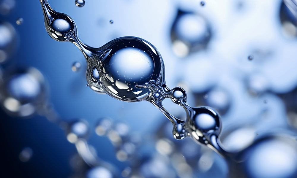 Molecule structure representing Aestura skincare key ingredients