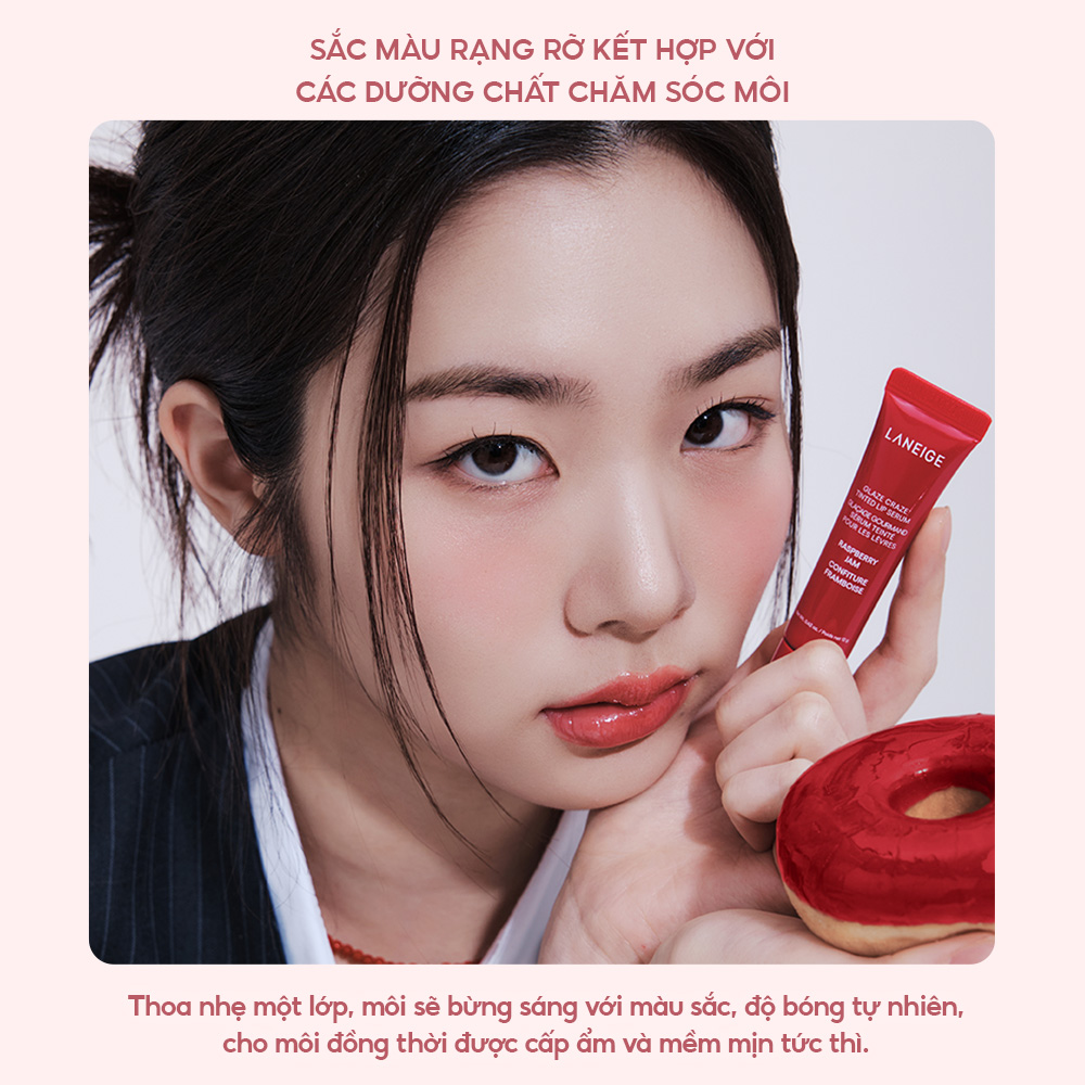 [HOT] Son Dưỡng Có Màu, Môi Căng Bóng Rạng Rỡ Laneige Glaze Craze Tinted Lip Serum