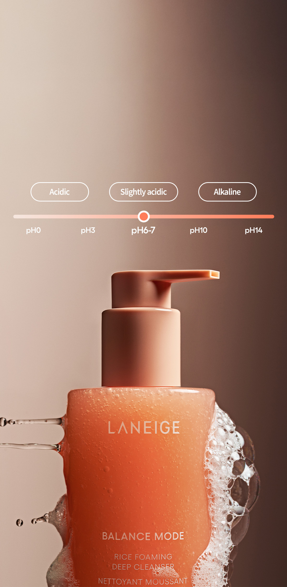 Balance Mode Rice Foaming Deep Cleanser