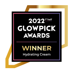 AESTURA,International,2022 Glowpick Awards winner badge for hydrating cream