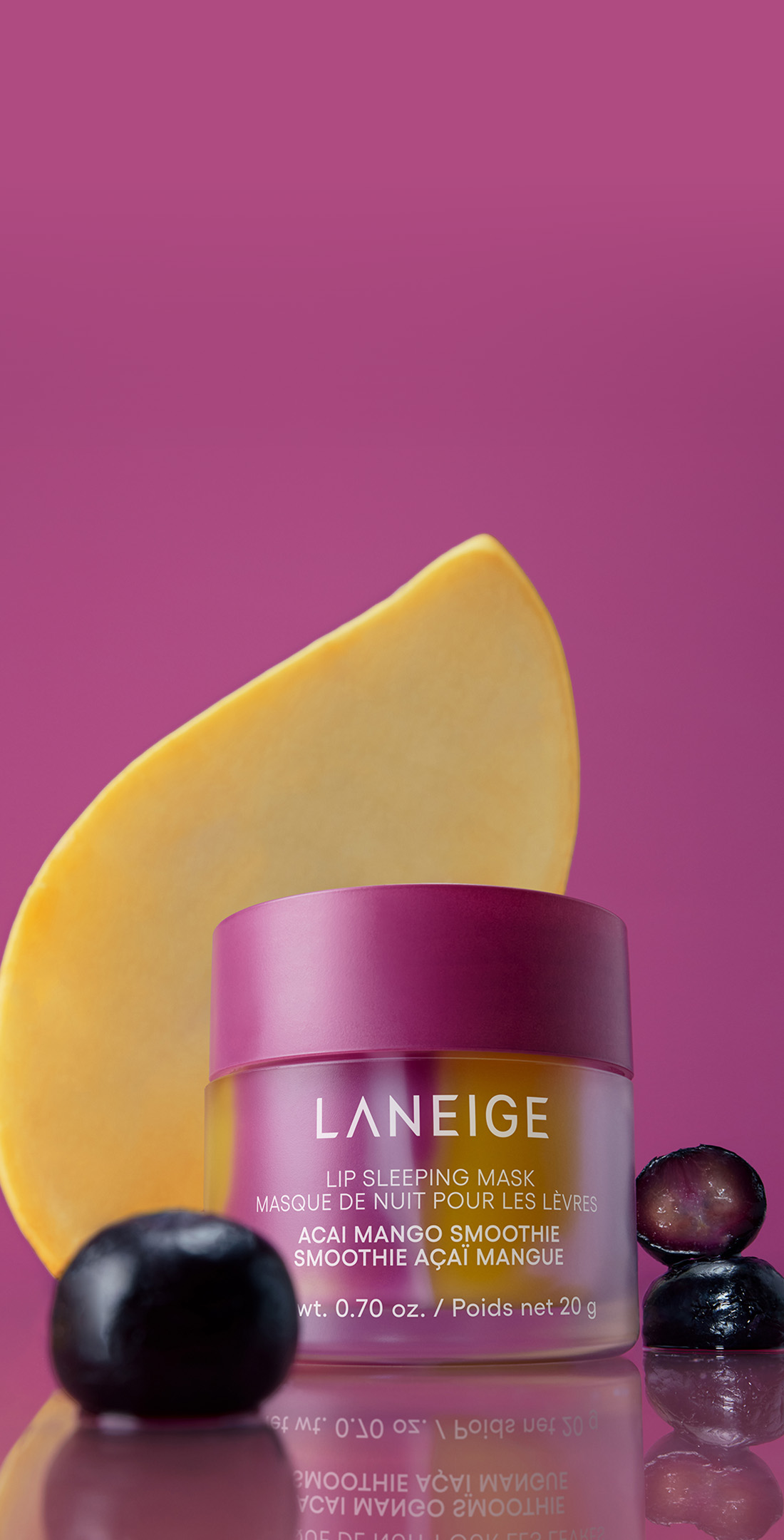 Lip Sleeping Mask Acai Mango Smoothie