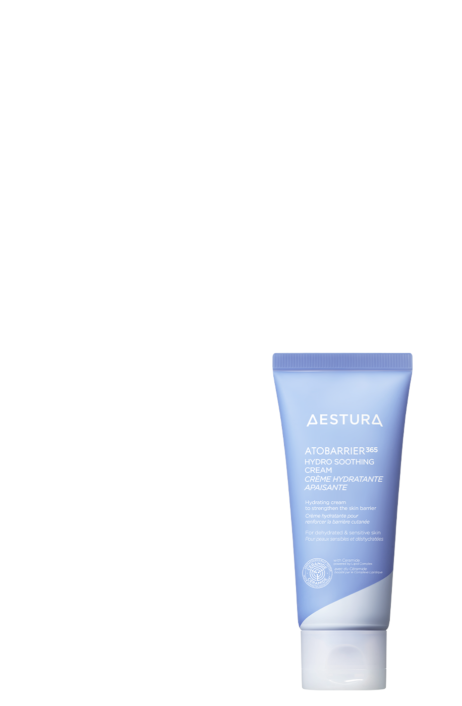 AESTURA,International,Solo product image of Aestura Atobarrier365 Hydro Soothing Cream, hydrating cream for sensitive skin