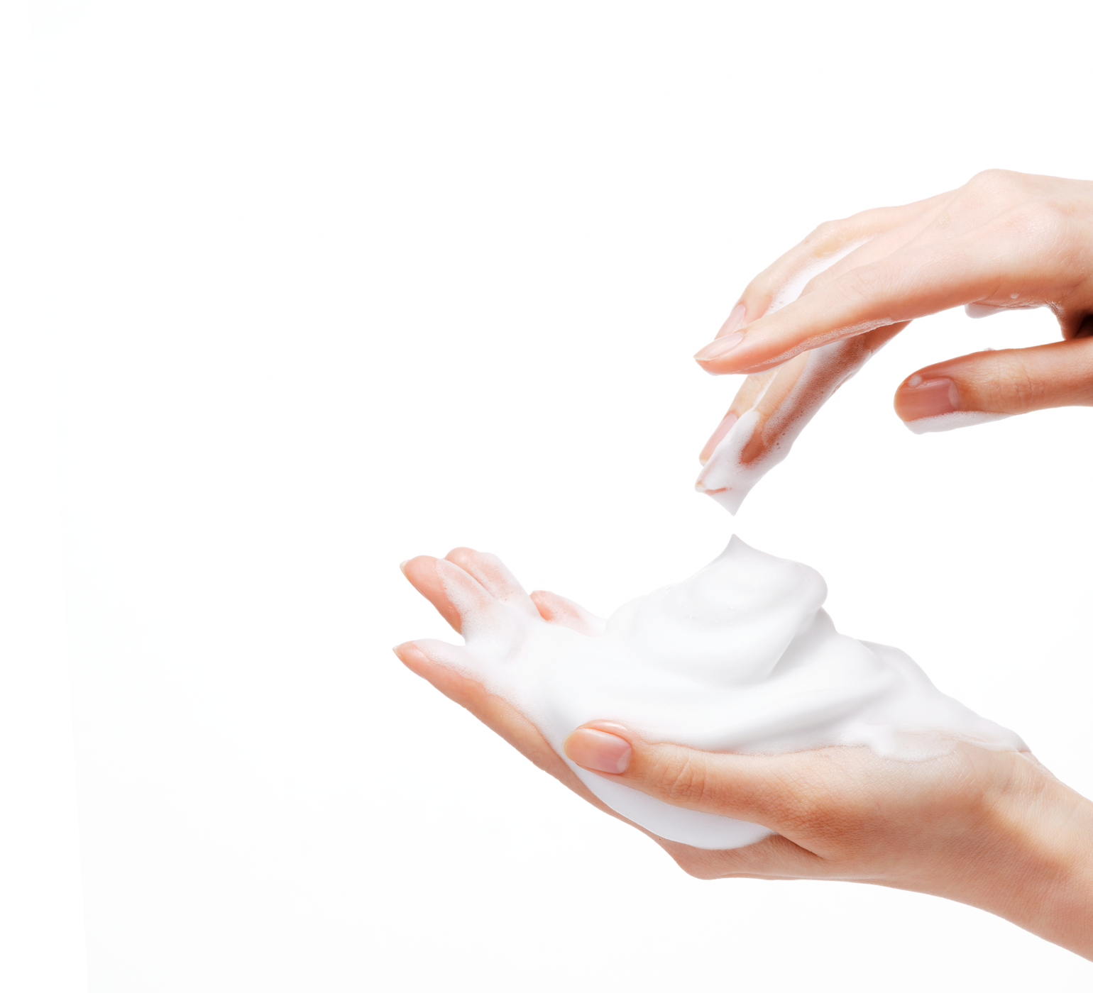 applying Aestura ATOBARRIER365 CREAM onto hand for skincare routine	